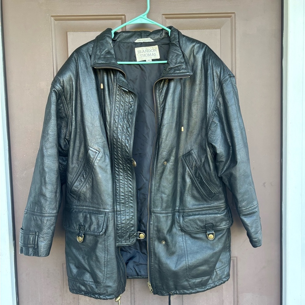 Vintage Brandon Thomas Black Leather Jacket
